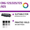 Canon CRG-125 CRG-325 CRG-725 CRG-925 Toner Cartridge